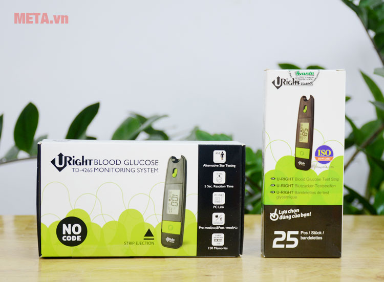 Hộp đựng máy đo đường huyết Uright 
