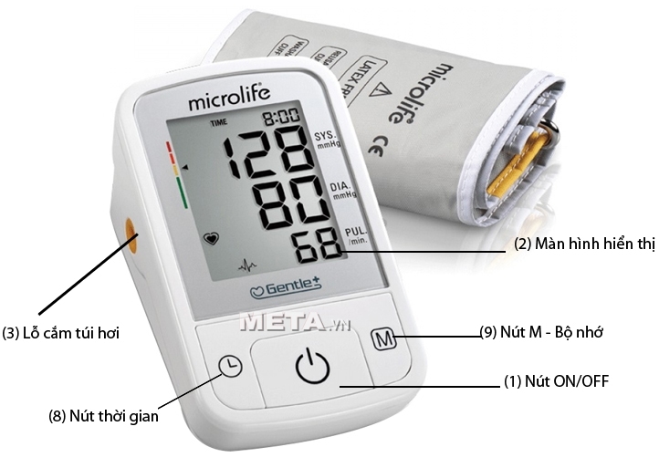 Máy đo huyết áp bắp tay Microlife BP A2 Basic
