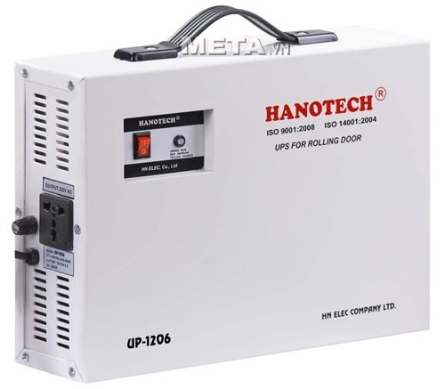 Bộ lưu điện cửa cuốn Hanotech UP1206 là thiết bị không thể thiếu khi sử dụng cửa cuốn