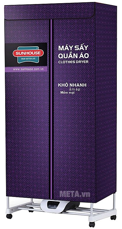 Máy sấy quần áo Sunhouse SHD2707 có thiết kế tiện lợi 