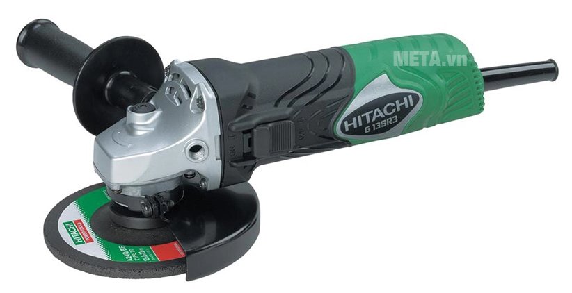 Máy mài góc 730W Hitachi G13SR3 có thiết kế cầm tay vừa vặn 