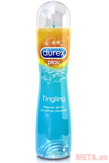 Gel bôi trơn làm mát Durex Play Tingle 100ml giúp quan hệ dễ dàng mà không bị đau rát âm đạo.