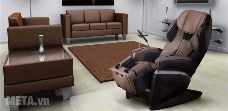 Ghế massage toàn thân Fujiiryoki JP-1000 phù hợp với nhiều không gian nội thất 