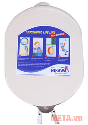 Dây thoát hiểm Nikawa KDD-5F giúp thoát hiểm an toàn khi xảy ra sự cố