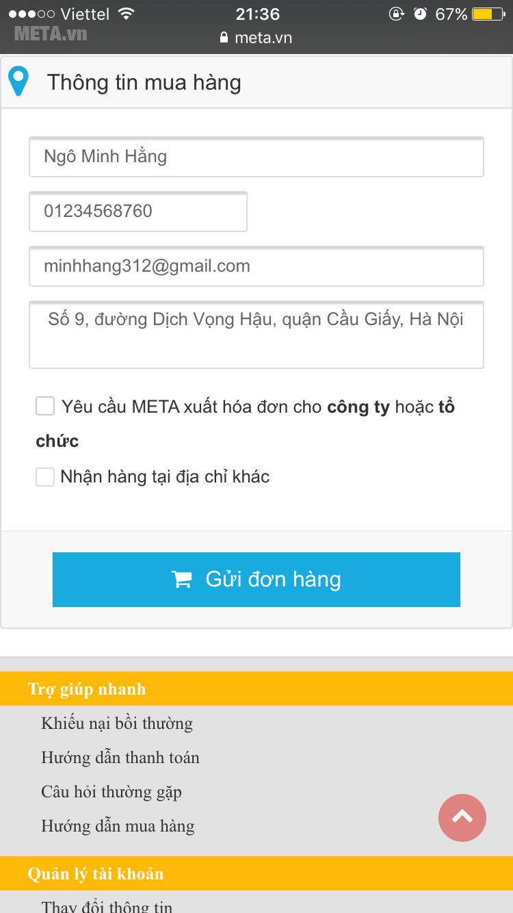 Bạn cần nhập đầy đủ thông tin mua hàng. Bạn cần nhập đầy đủ thông tin mua hàng.