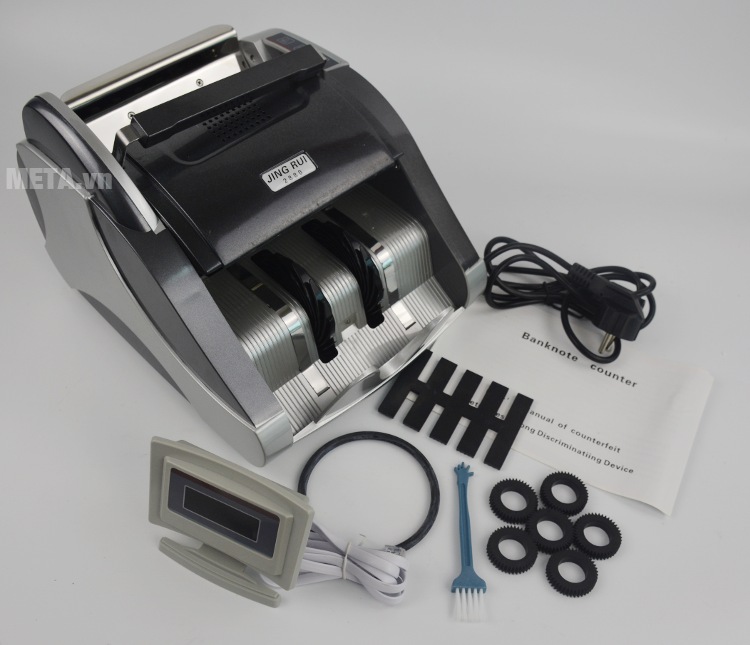 Máy đếm tiền Jingrui JR 2880 và các phụ kiện kèm theo. Máy đếm tiền Jingrui JR 2880 và các phụ kiện kèm theo.