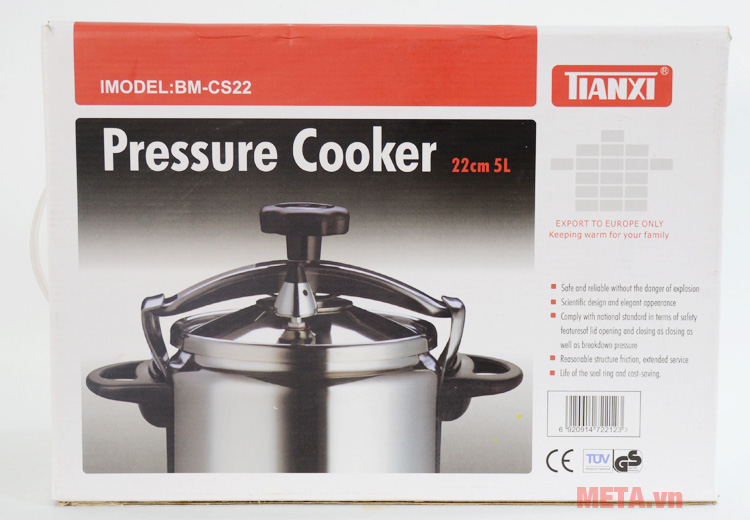 Hộp đựng nồi áp suất Tianxi BM-CS22 Hộp đựng nồi áp suất Tianxi BM-CS22